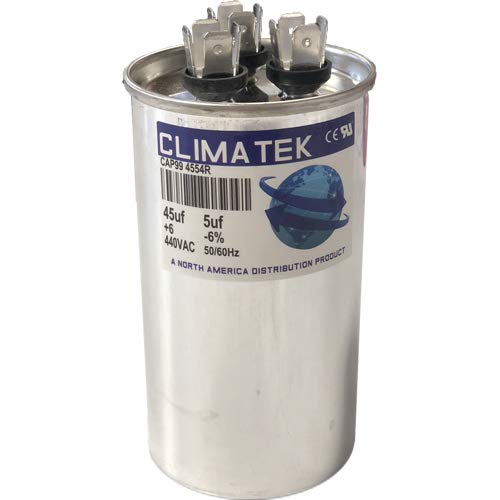 קבלים עגול Climatek - מתאים לגודמן B9457-7200 | 45/5 UF MFD 370/440 VOLT VAC